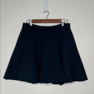 MSGM Pleated Flare Mini Skirt Navy Blue Made in Italy Size 40